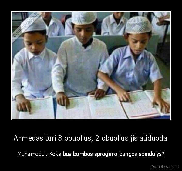 musulmon, matematika,juodas, humoras