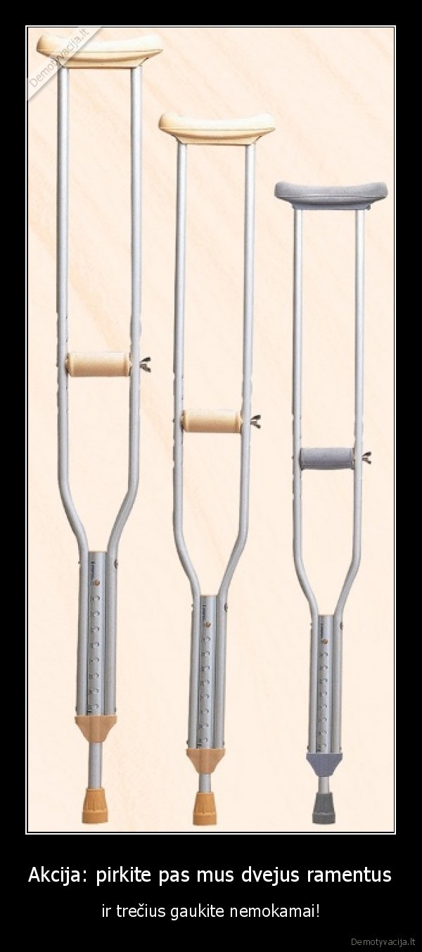 Akcija: pirkite pas mus dvejus ramentus