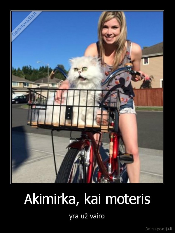 Akimirka, kai moteris