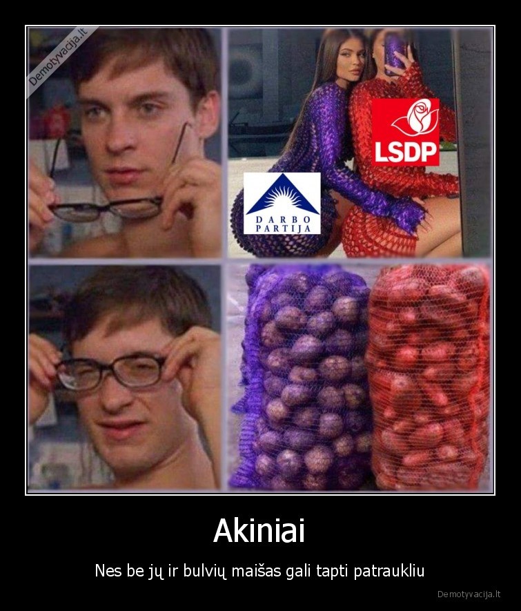 akiniai,bulves,partijos,rozes