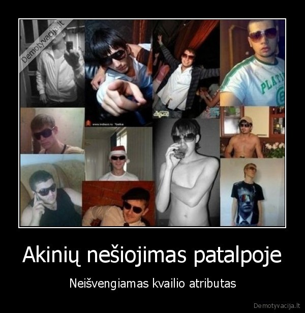 Akinių nešiojimas patalpoje