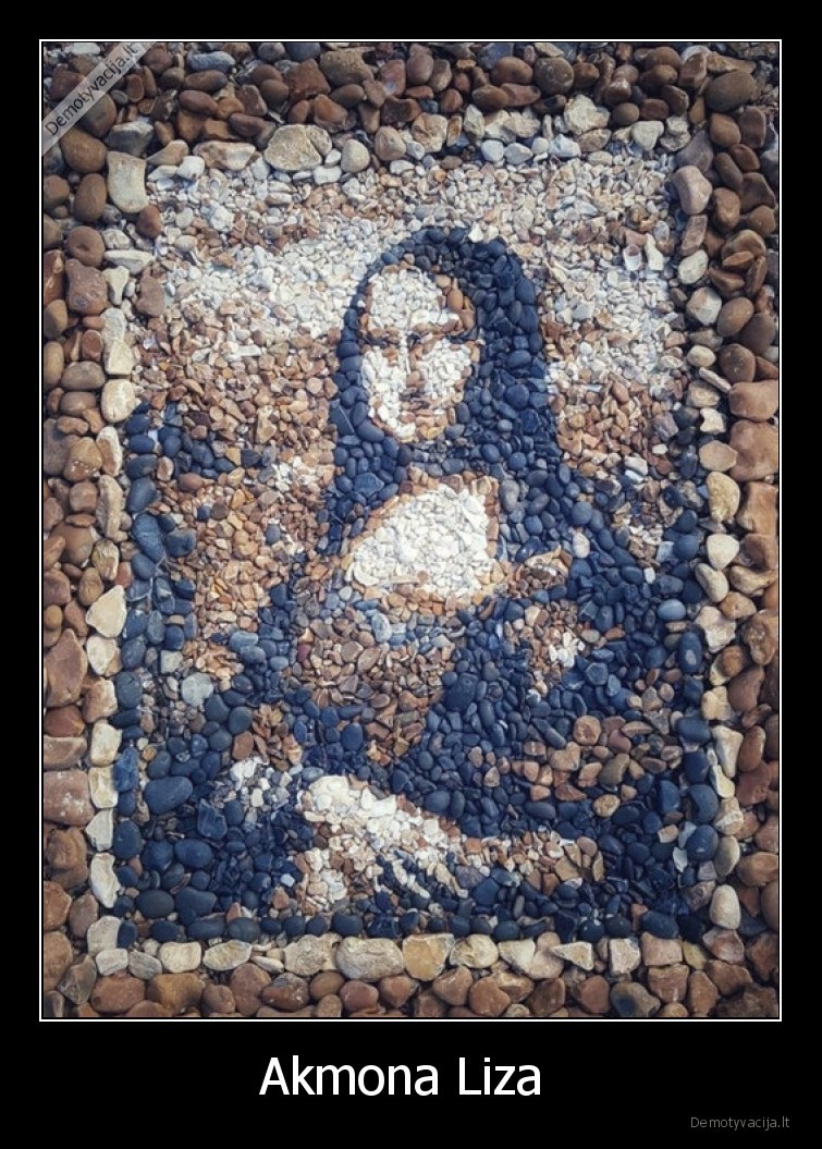 mona, liza,akmenys