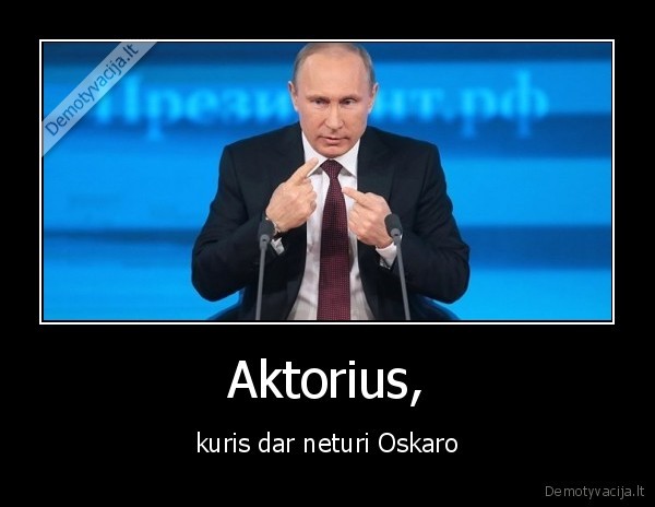 oskaras,putinas,aktorius