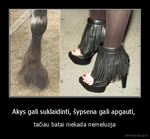 Akys gali suklaidinti, šypsena gali apgauti, 