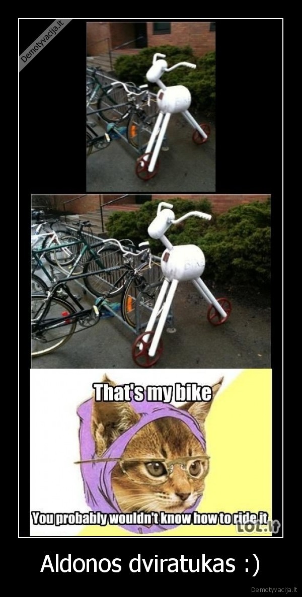 Aldonos dviratukas :)