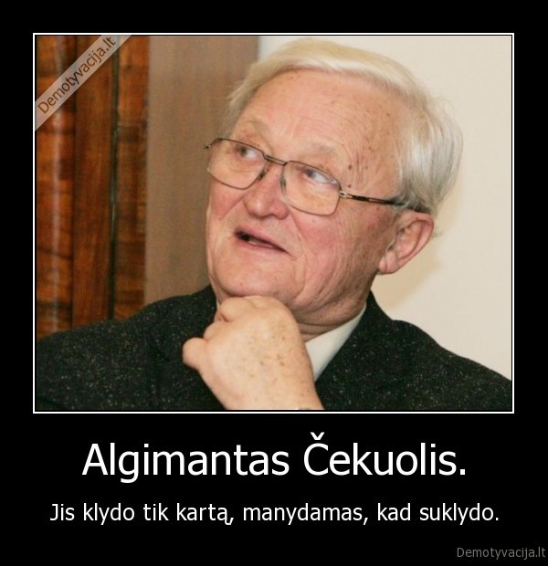 Algimantas Čekuolis.
