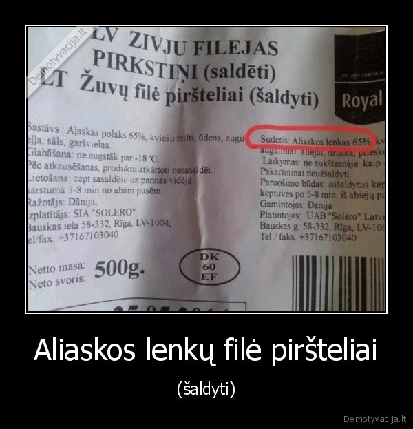 Aliaskos lenkų filė piršteliai