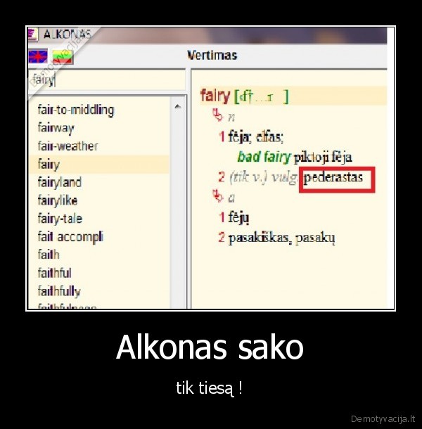 Alkonas sako