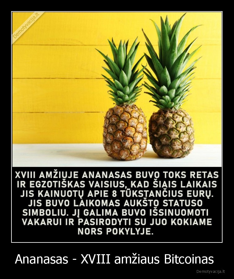 bitcoinas,ananasas,xviii,amzius