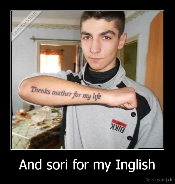 And sori for my Inglish
