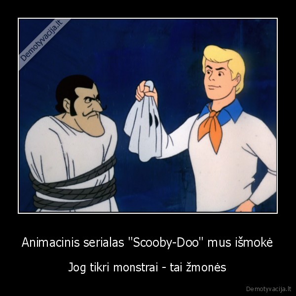 Animacinis serialas &quot;Scooby-Doo&quot; mus išmokė