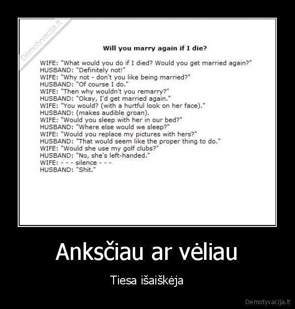 Anksčiau ar vėliau