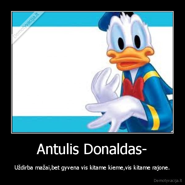 antulis, donaldas