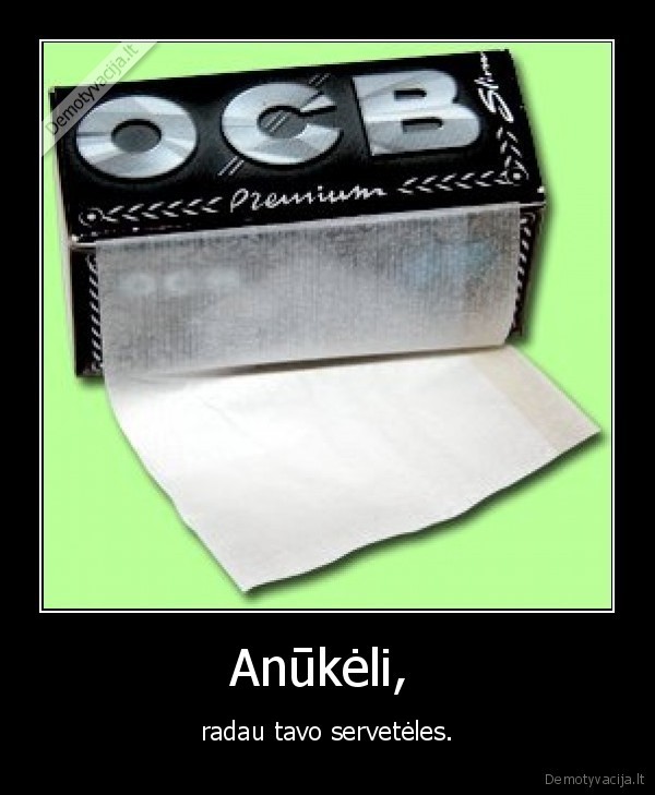 ocb,popierius,anukeli,premium,servetele