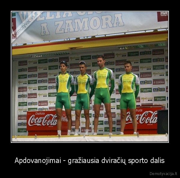 Apdovanojimai - gražiausia dviračių sporto dalis