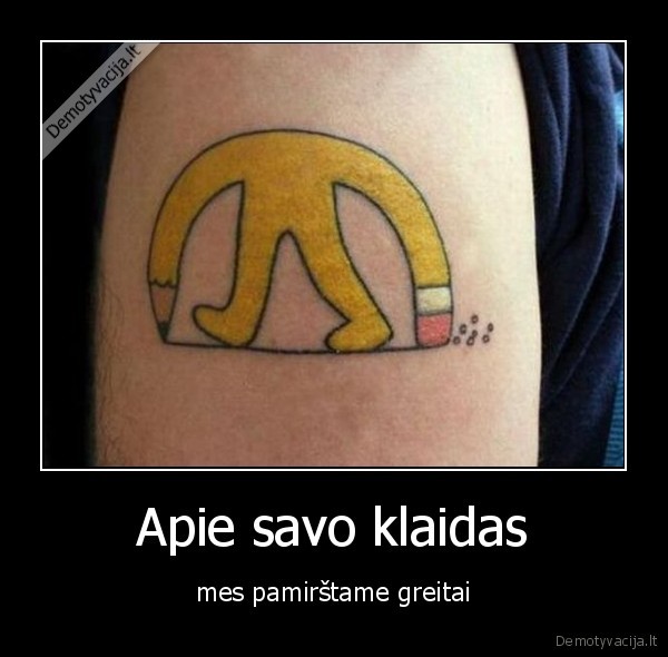 klaidos,klysti,klystkeliai