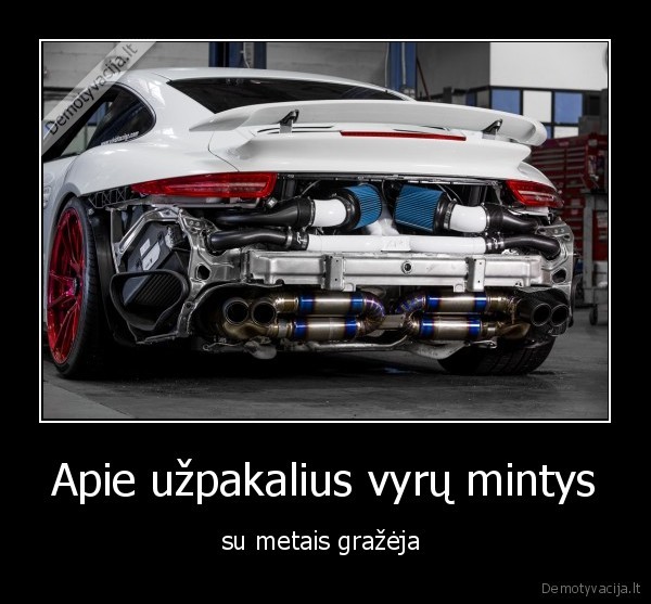 Apie užpakalius vyrų mintys