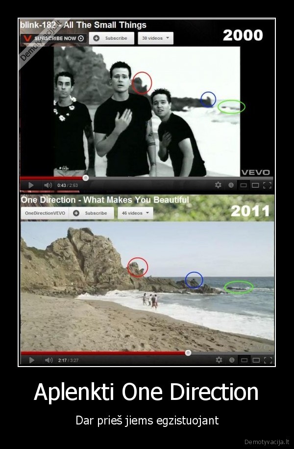 blink, 182,one, direction