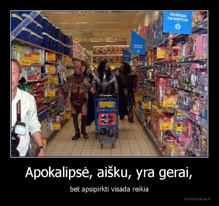 apsipirkti,apokalipse,parduotuve,kostiumaio