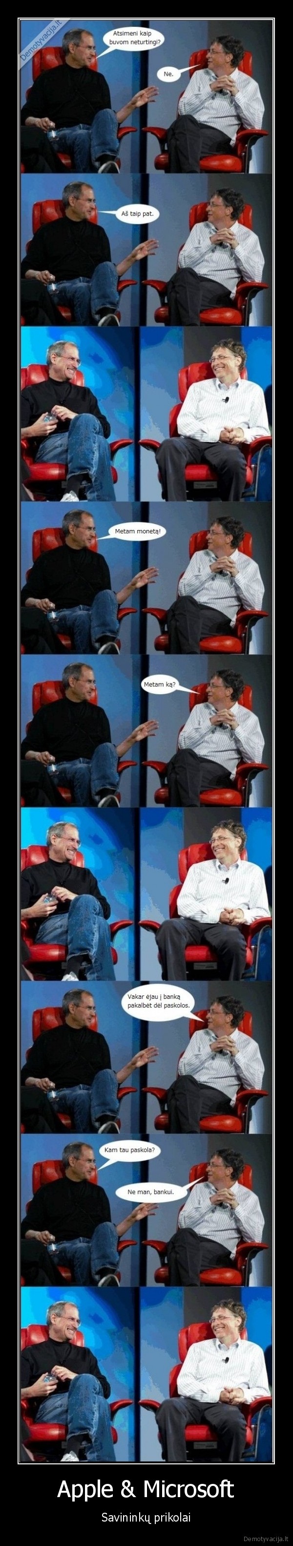 apple, microsoft, savininku, prikolai