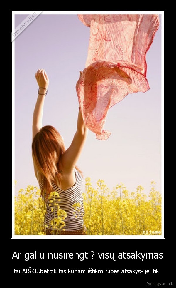 Ar galiu nusirengti? visų atsakymas