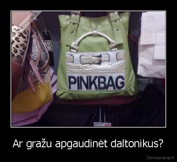 Ar gražu apgaudinėt daltonikus?