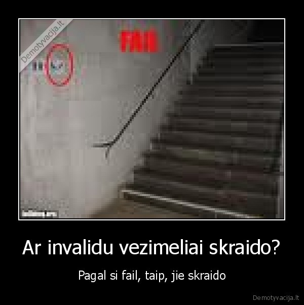 Ar invalidu vezimeliai skraido?