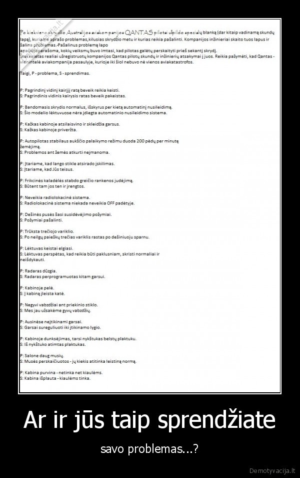 Ar ir jūs taip sprendžiate