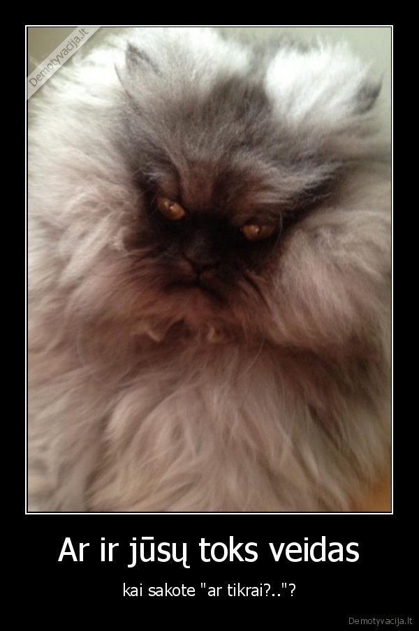 Ar ir jūsų toks veidas