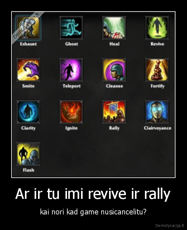 revive, summoner, spells, league, of, legends