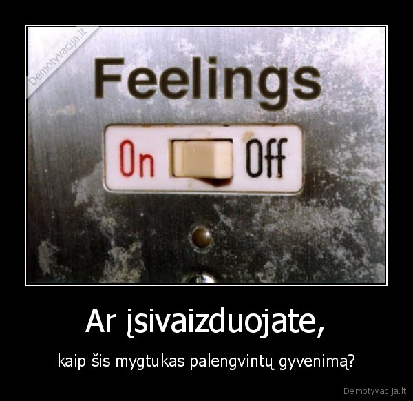 mygtukas, jausmai, ijungti, isjungti