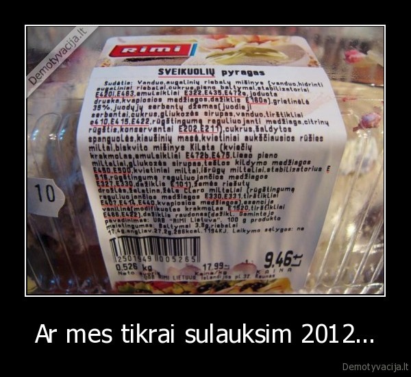 Ar mes tikrai sulauksim 2012...