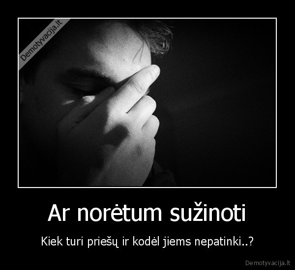 Ar norėtum sužinoti