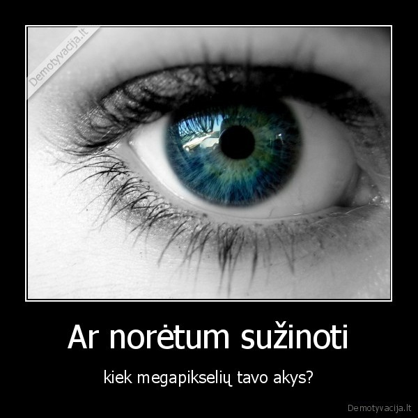 akis,idomu, suzinoti