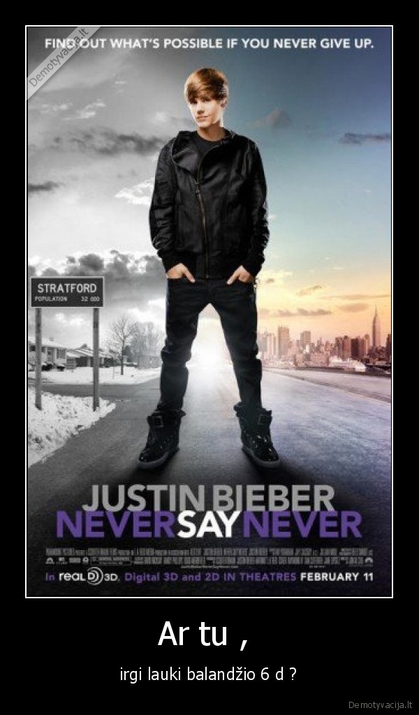 justin, bieber,never, say, never,balandzio, sestoji