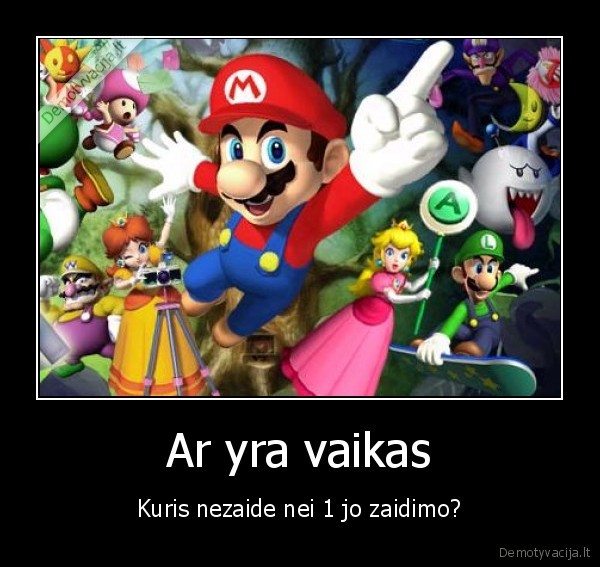 mario,vaikai,zaidimas,nera, tokiu