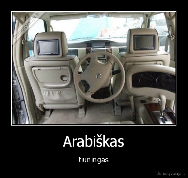 tiuningas,arabai,vairas
