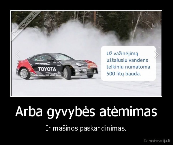 masina,ledas,vanduo,vazineti