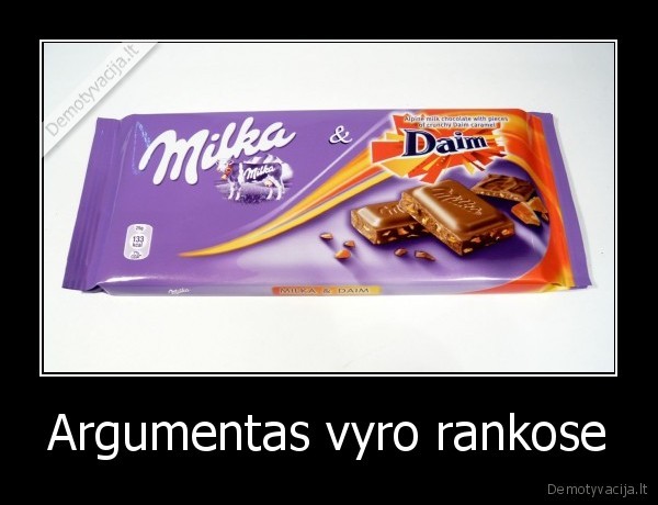 Argumentas vyro rankose