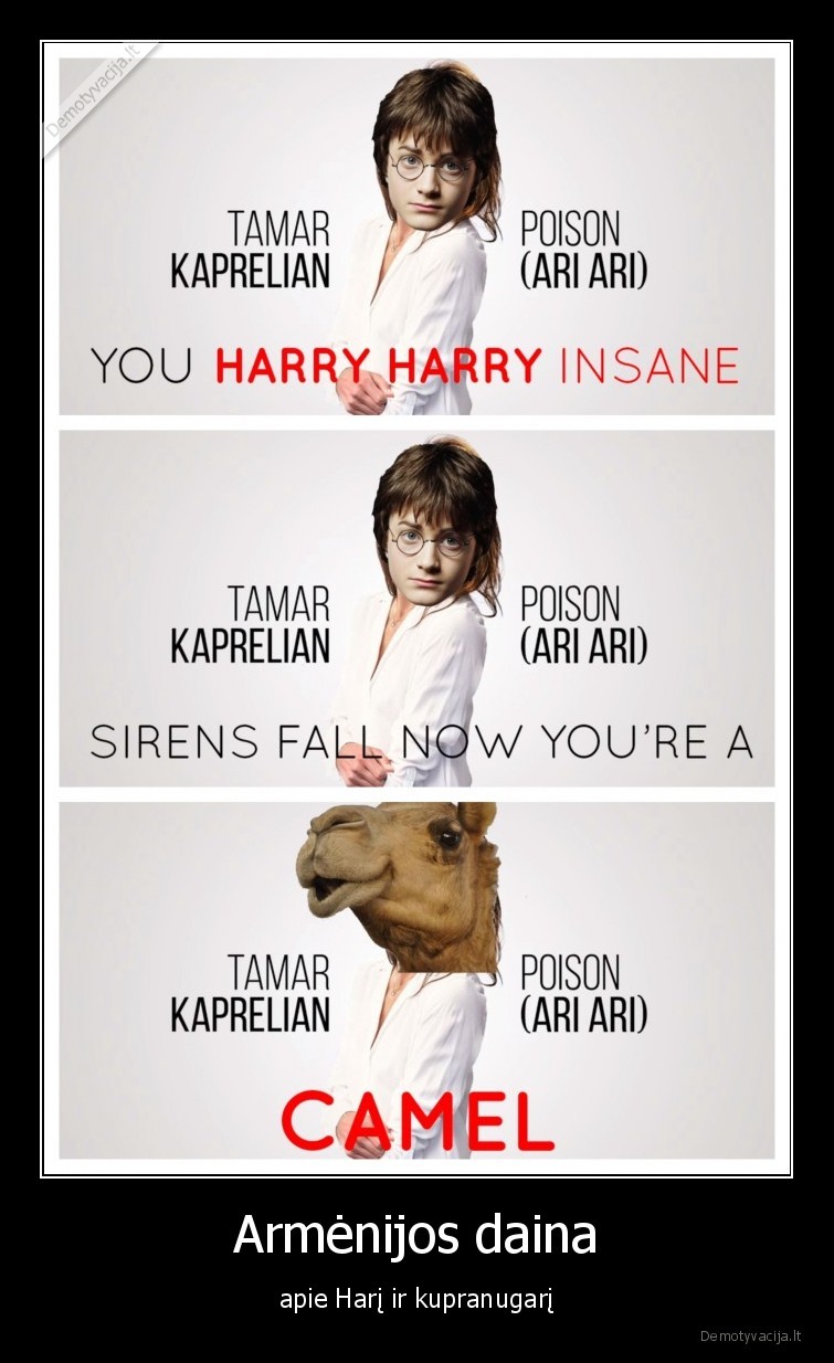 eurovizija,armenijos,daina,haris, poteris,kupranugaris