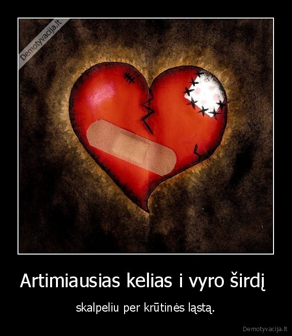 Artimiausias kelias i vyro širdį 