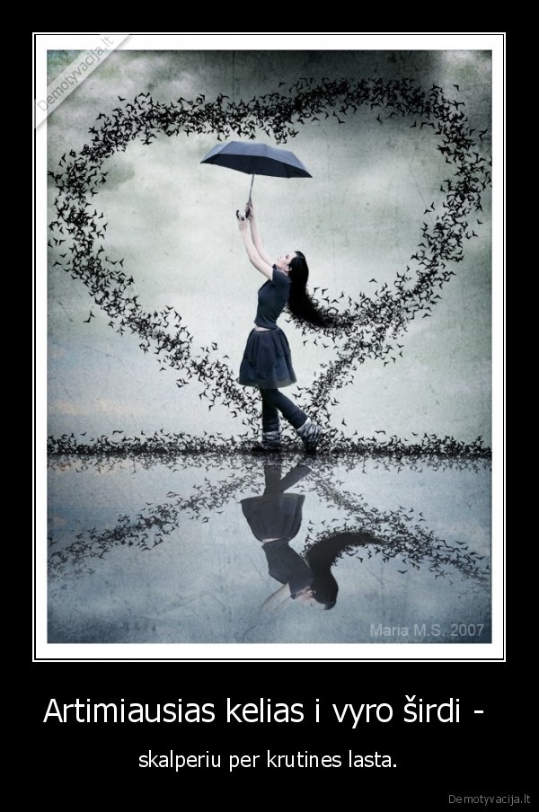 Artimiausias kelias i vyro širdi - 