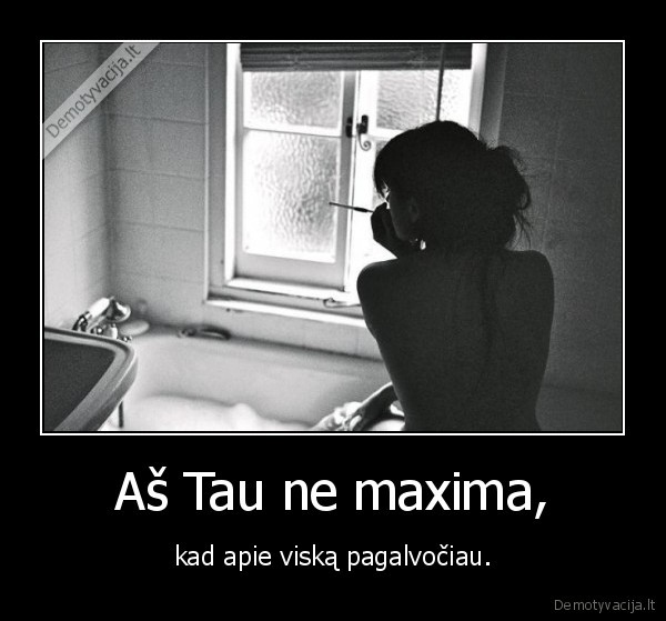 Aš Tau ne maxima,