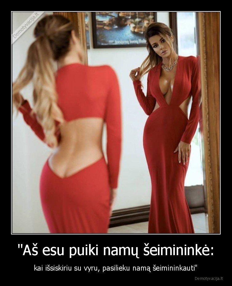 mergina,namu, seimininke,papai