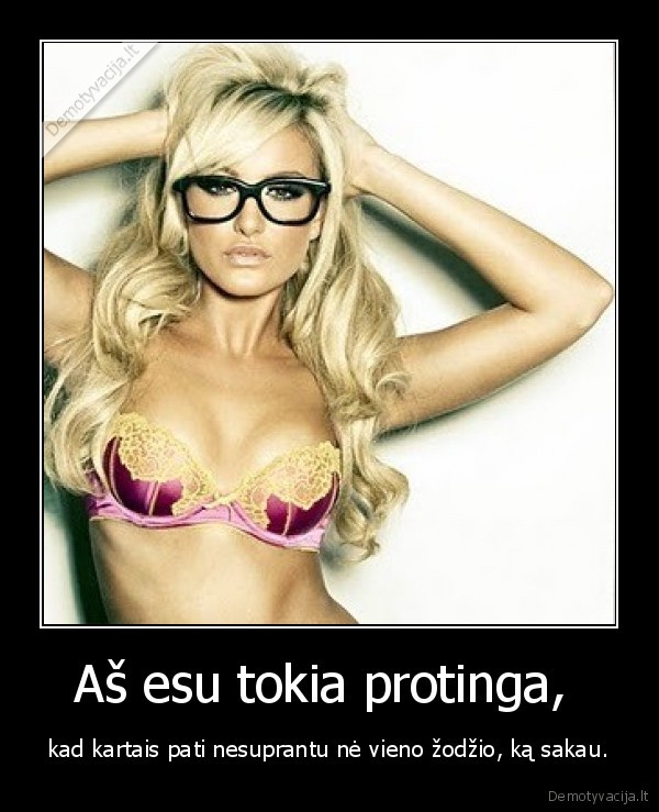 protinga,blondine,supratimas