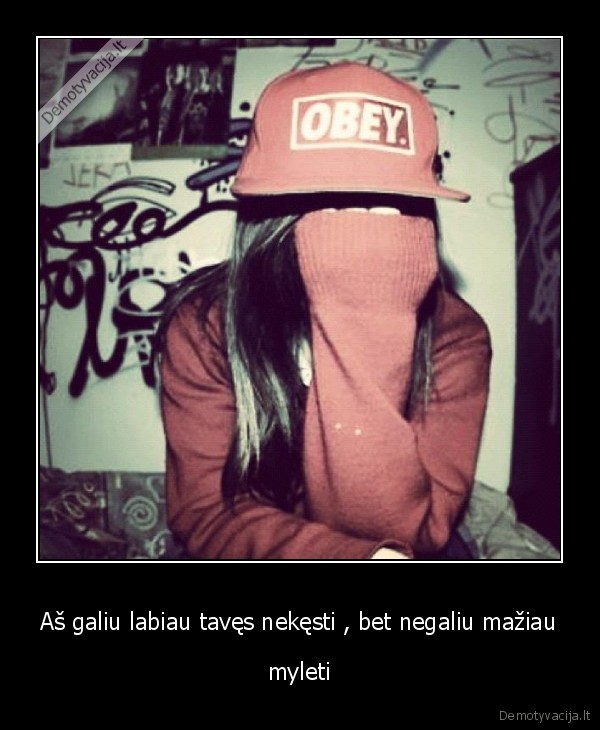 Aš galiu labiau tavęs nekęsti , bet negaliu mažiau