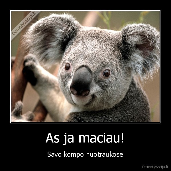 As ja maciau!
