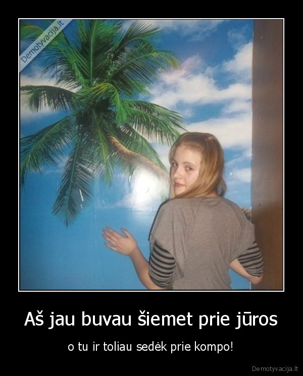 jura,atostogos,siena,kompiuteris