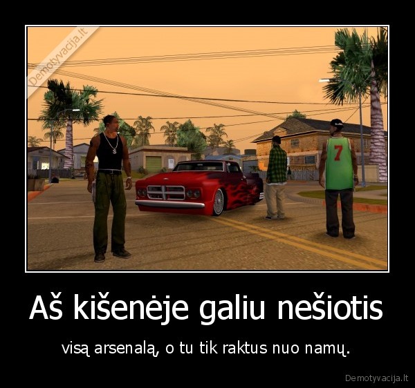arsenalas,kisene,gta,san, andreas,zaidimai