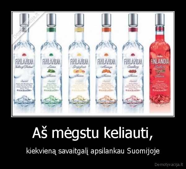 Aš mėgstu keliauti,